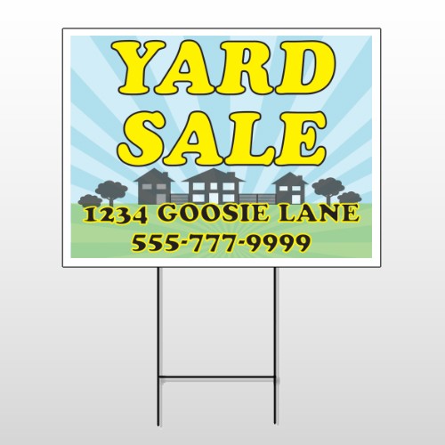 Neighbor Sale 549 Wire Frame Sign