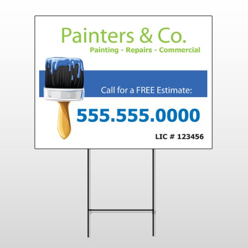 Painter 71 Wire Frame Sign