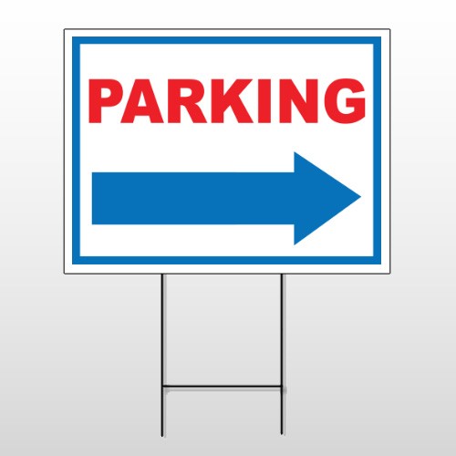 Parking 78 Wire Frame Sign