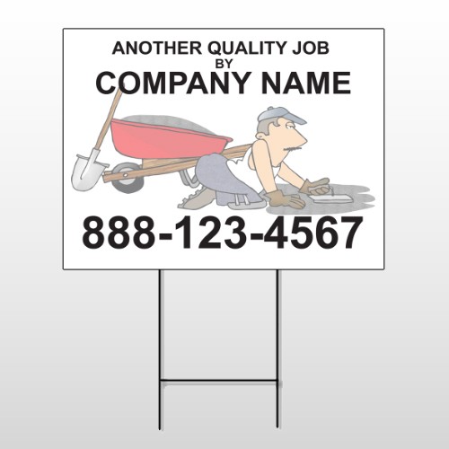 Paving 262 Wire Frame Sign