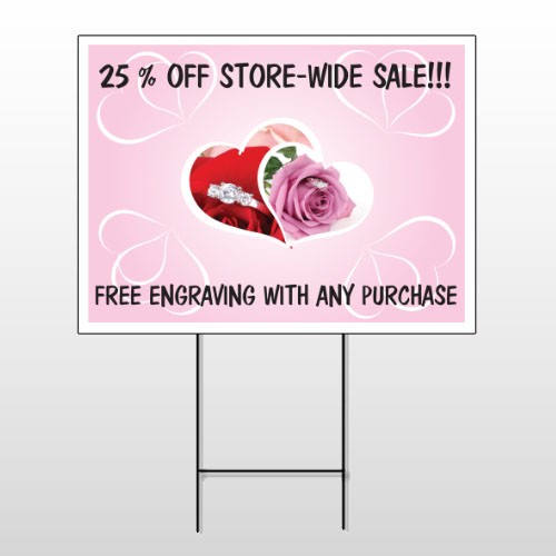 Pinkrose Hidden Ring 399 Wire Frame Sign