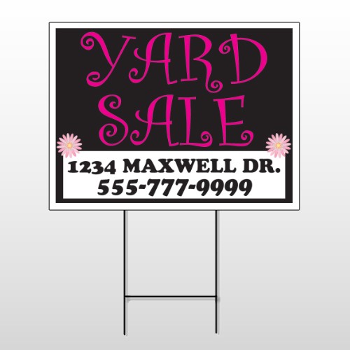 Pink Girl Sale 552 Wire Frame Sign