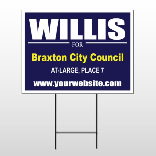 Political 13 Wire Frame Sign