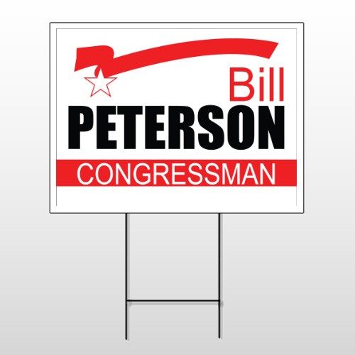 Political 15 Wire Frame Sign