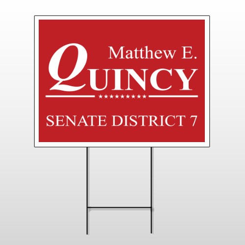 Political 19 Wire Frame Sign