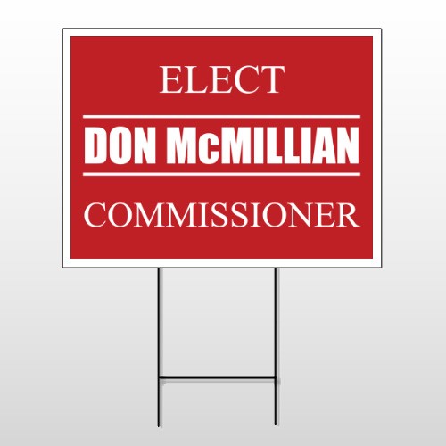Political 26 Wire Frame Sign