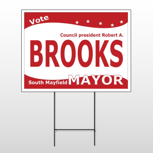 Political 34 Wire Frame Sign