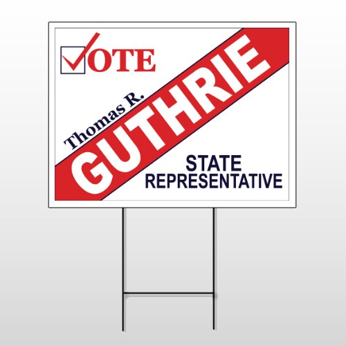 Political 40 Wire Frame Sign