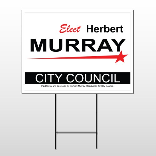 Political 45 Wire Frame Sign