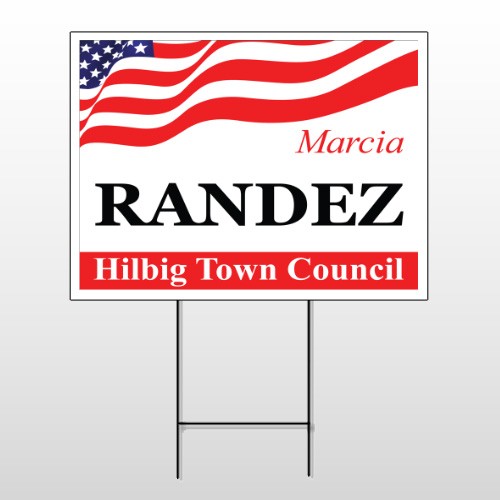 Political 49 Wire Frame Sign