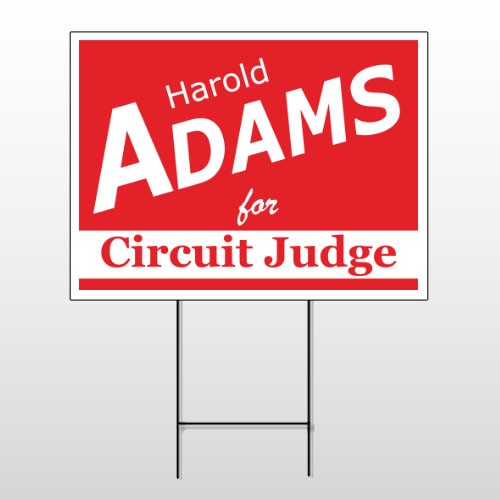 Political 52 Wire Frame Sign