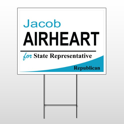 Political 53 Wire Frame Sign