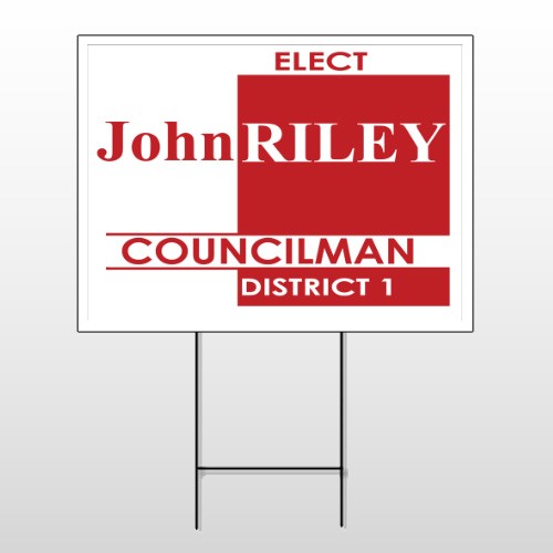 Political 57 Wire Frame Sign