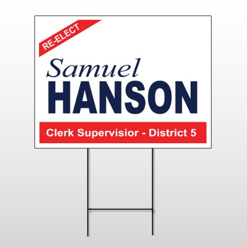 Political 66 Wire Frame Sign