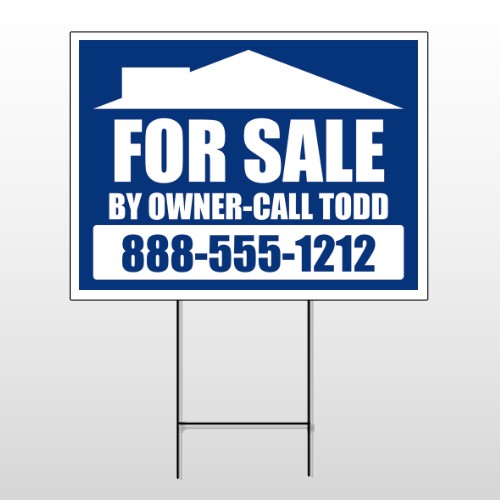 Sale By Owner 28 Wire Frame Sign