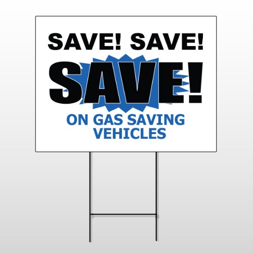 Save 149 Wire Frame Sign