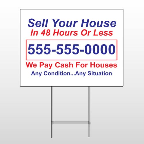 Sell Your House 152 Wire Frame Sign