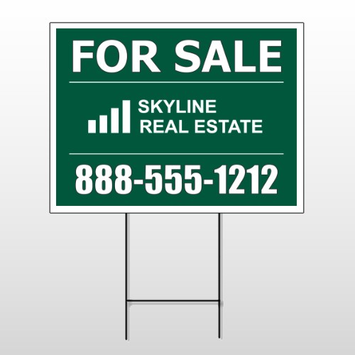 Skyline 26 Wire Frame Sign