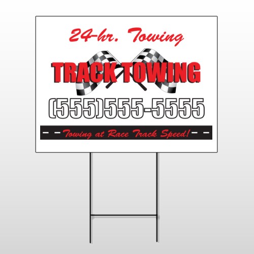 Towing 311 Wire Frame Sign