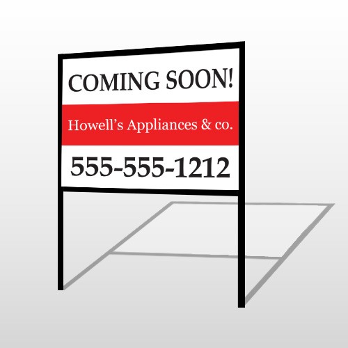 Coming Soon 88 H-Frame Sign