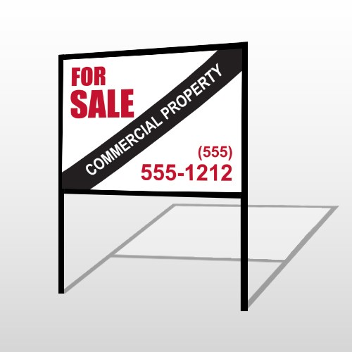 Commercial 54 H-Frame Sign