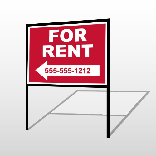 For Rent 43 H-Frame Sign