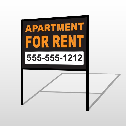 For Rent 45 H-Frame Sign