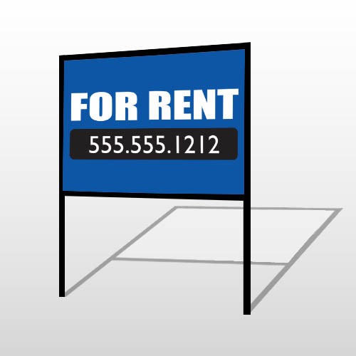 For Rent 128 H-Frame Sign