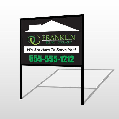 Franklin 35 H-Frame Sign