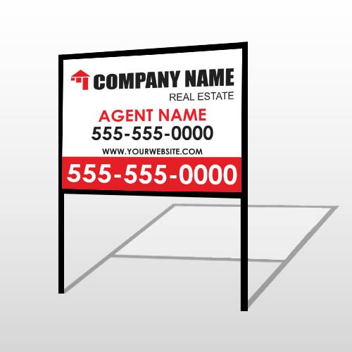 Real Estate 105 H-Frame Sign