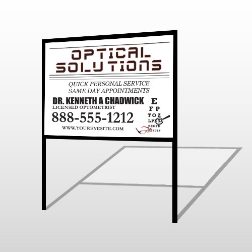 Eye Doctor 131 H-Frame Sign