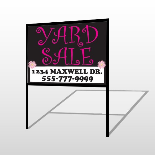 Pink Girl Sale 552 H-Frame Sign 