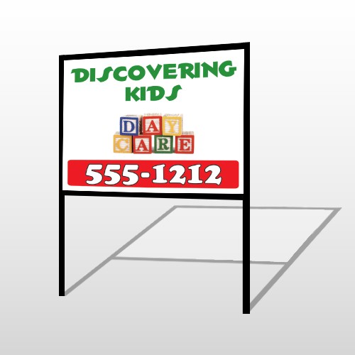 Toy Blocks 183 H Frame Sign