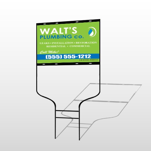 Construction 69 Round Rod Sign