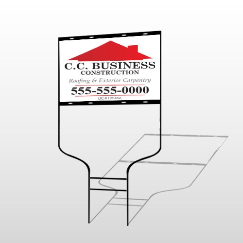 Construction 72 Round Rod Sign