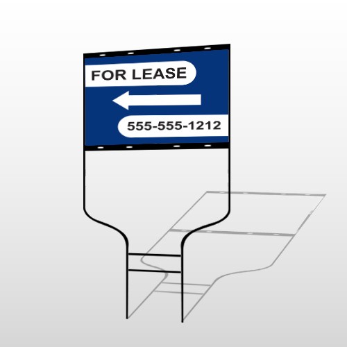For Lease 41 Round Rod Sign