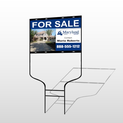 For Sale 39 Round Rod Sign