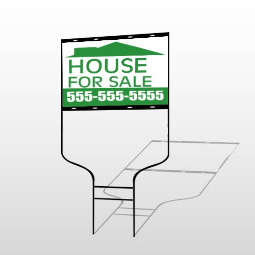 House For Sale 111 Round Rod Sign