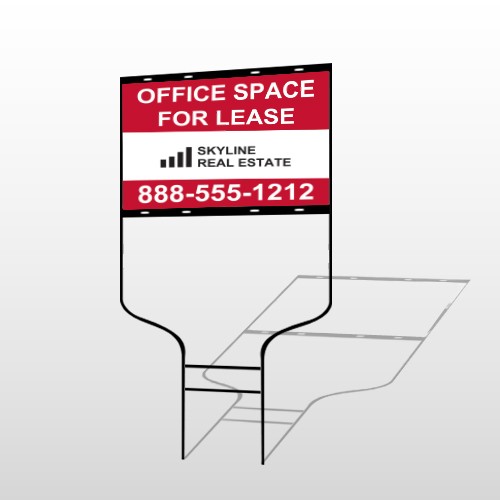Office Space 4 Round Rod Sign