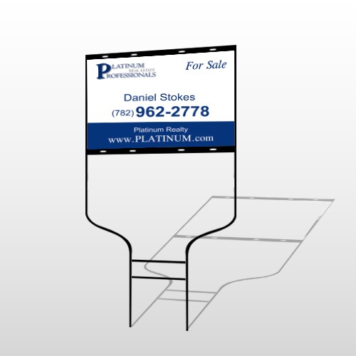 Platinum 7 Round Rod Sign