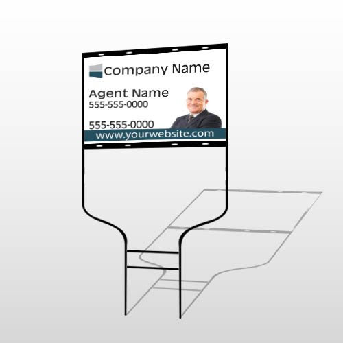 Realty 102 Round Rod Sign