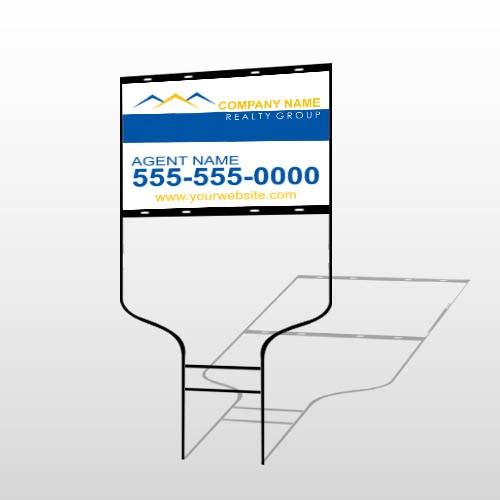 Realty Group 99 Round Rod Sign