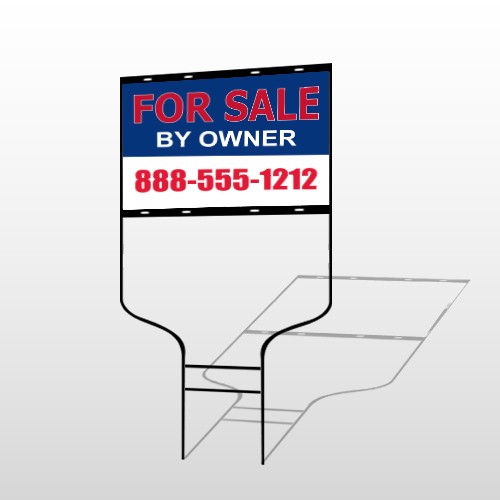 Sale By Owner 31 Round Rod Sign