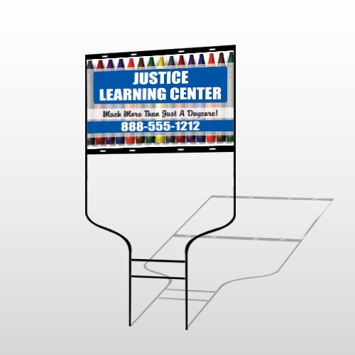 Crayons 184 Round Rod Sign