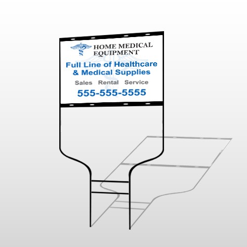 Medical Symbol 99 Round Rod Sign