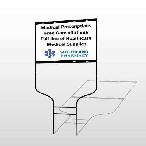 Pharmacy 335 Round Rod Sign