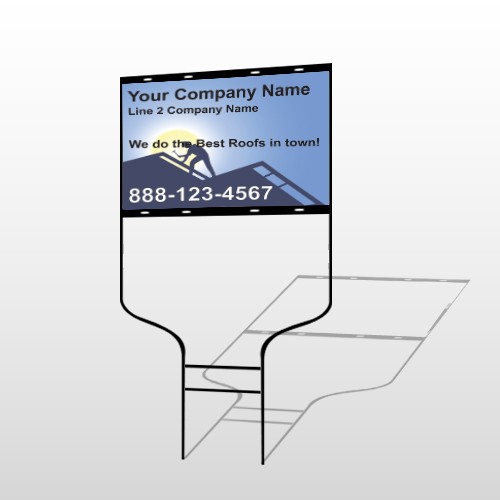 Roofing 258 Round Rod Sign
