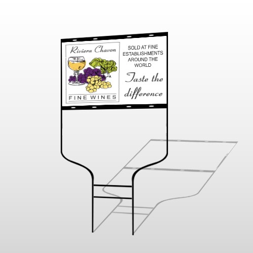 Wine 145 Round Rod Sign