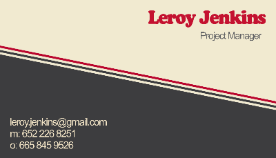Business Card Template 17