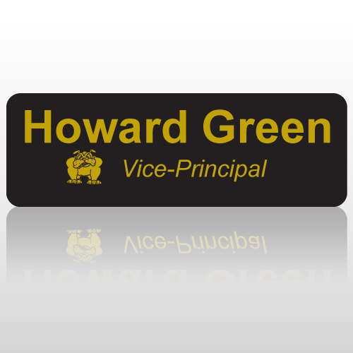 Principal 32 Engraved Name Badge 